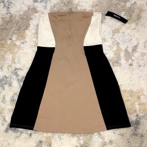 DKNY Color Block Swim Cover Up